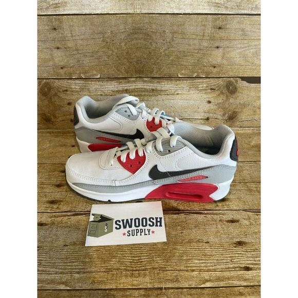 Nike Air Max 90 LTR White Chlorine Blue GS  CD6864-108 New - Picture 6 of 8